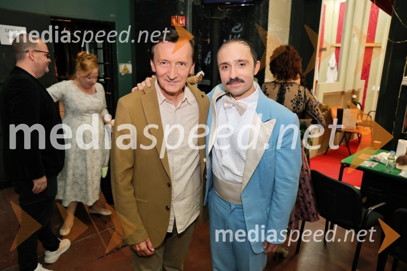  Vili Ravnjak, dramaturg, SNG Maribor;  Nejc Ropert, igralecMalomeščanska svatba na odru Drame SNG Maribor