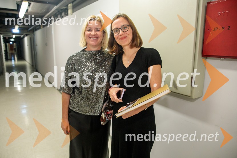  Janja Krivec;  Katja Novak, vodja promocijskih projektov, Cankarjev domBamberški simfoniki, koncert v Cankarjevem domu