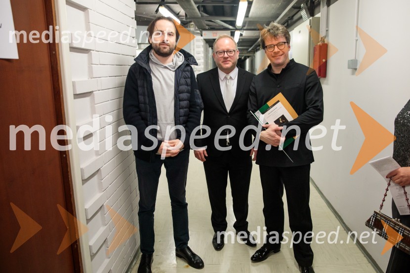  Daniil Trifonov, pianist; dr. Peter  Čeferin, pravnik, pisatelj;  Jakub Hrůša, dirigentBamberški simfoniki, koncert v Cankarjevem domu