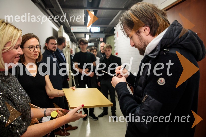  Janja Krivec;  Katja Novak, vodja promocijskih projektov, Cankarjev dom;  Daniil Trifonov, pianistBamberški simfoniki, koncert v Cankarjevem domu