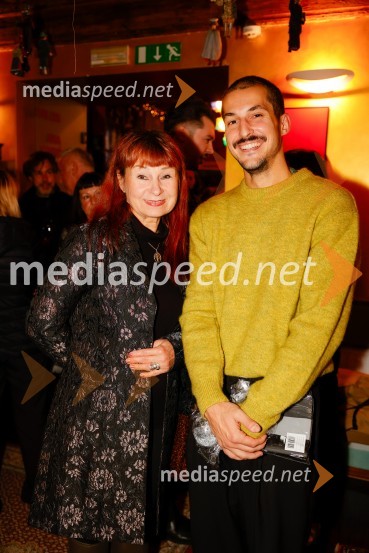 mag. Violeta  Bulc, nekdanja evropska komisarka za promet ;  Inan Sven Du Swami, igralec, režiserUmetnost preživetja, premiera predstave v Mini teatru