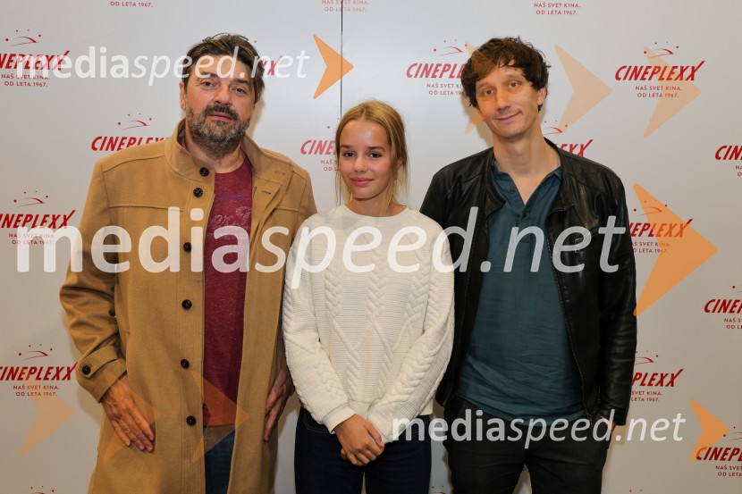  Goran  Navojec, igralec;  Ella Lapajne, igralka;  Jurij Drevenšek, igralecTartinijev ključ, premiera filma v Cineplexx Maribor