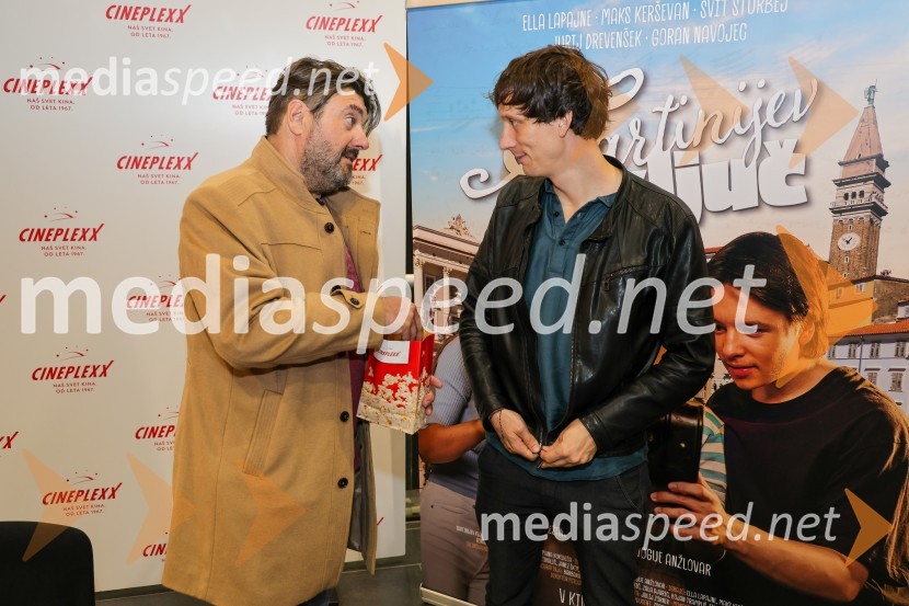  Goran  Navojec, igralec;  Jurij Drevenšek, igralecTartinijev ključ, premiera filma v Cineplexx Maribor