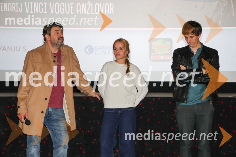  Goran  Navojec, igralec;  Ella Lapajne, igralka;  Jurij Drevenšek, igralecTartinijev ključ, premiera filma v Cineplexx Maribor