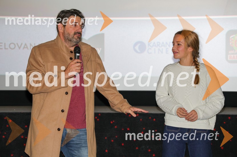 Goran  Navojec, igralec;  Ella Lapajne, igralkaTartinijev ključ, premiera filma v Cineplexx Maribor