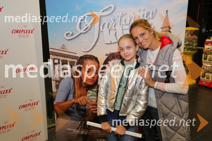  Kiana Kocbek;  Miša Margan Kocbek, novinarka revije Zvezde/Lady, direktorica agencije Glammodels, MimaTartinijev ključ, premiera filma v Cineplexx Maribor