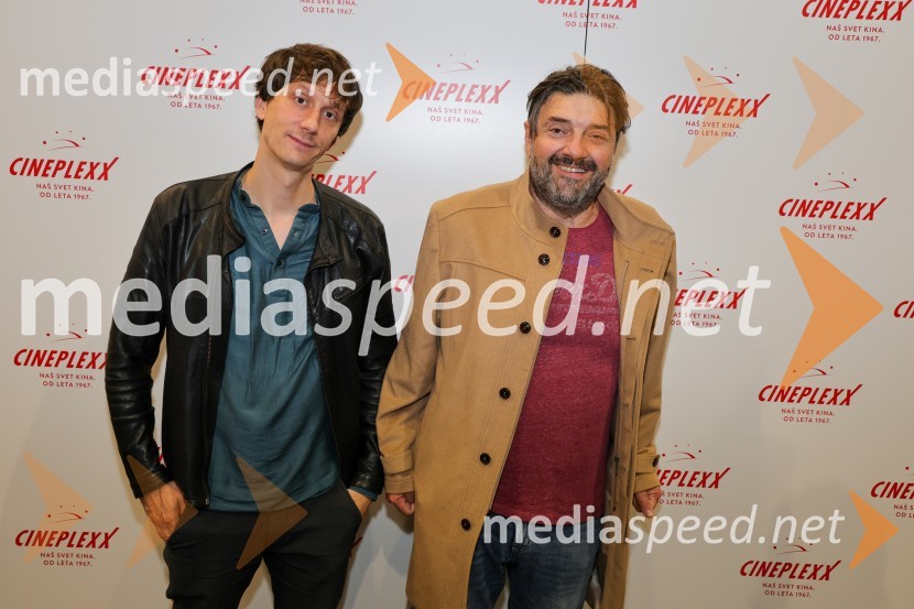  Jurij Drevenšek, igralec;  Goran  Navojec, igralecTartinijev ključ, premiera filma v Cineplexx Maribor