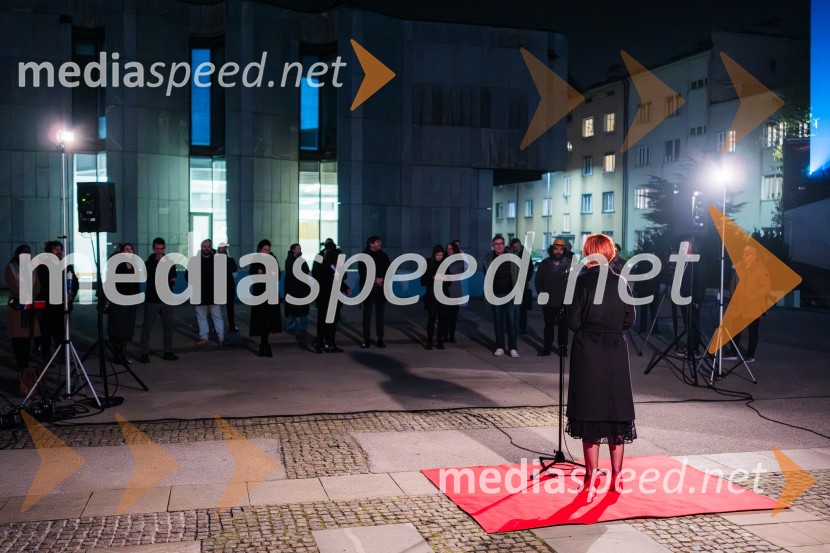 dr. Asta Vrečko, ministrica za kulturoKant 300, pogovorni večer v Cankarjevem domu