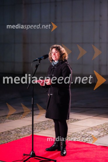 dr. Alix Landgrebe, direktorica, Goethe-Institut v LjubljaniKant 300, pogovorni večer v Cankarjevem domu