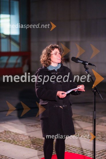 dr. Alix Landgrebe, direktorica, Goethe-Institut v LjubljaniKant 300, pogovorni večer v Cankarjevem domu