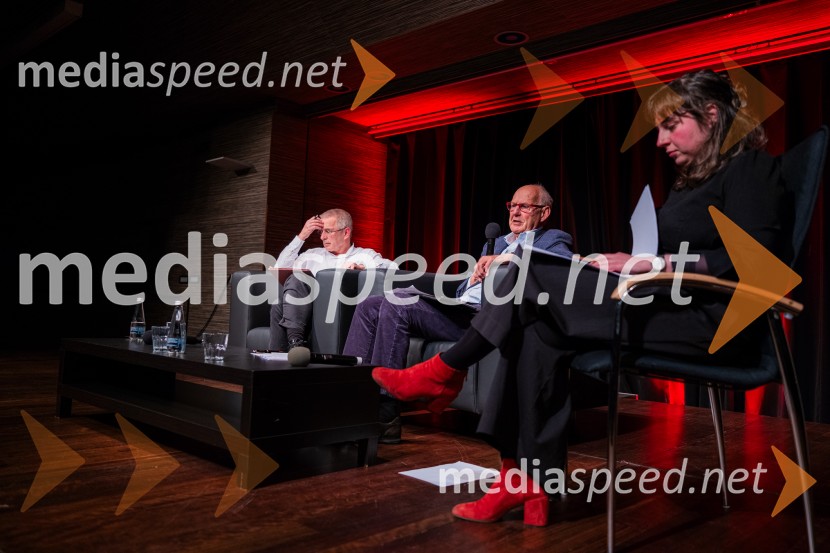  Otfried Höffe, filizof;  Zdravko Kobe, filizof;  ... Kant 300, pogovorni večer v Cankarjevem domu