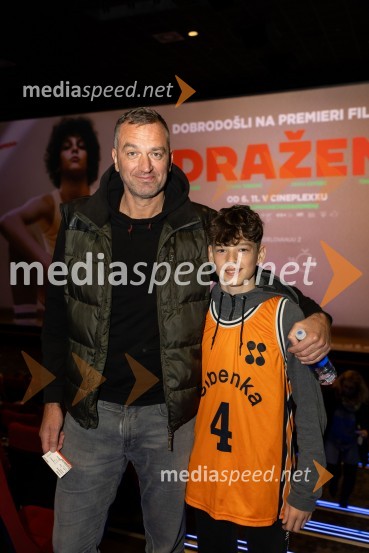  Jasmin Hukić, nekdanji košarkar;  ... Premiera filma o Draženu Petroviću v Cineplexx Ljubljana