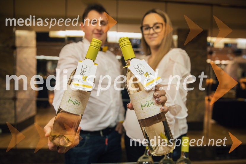  Aljaž  Leber, Vino Leber;  Nely Brina BelnaSalon štajerskih mladih vin Pubec 2024 v Ljubljani