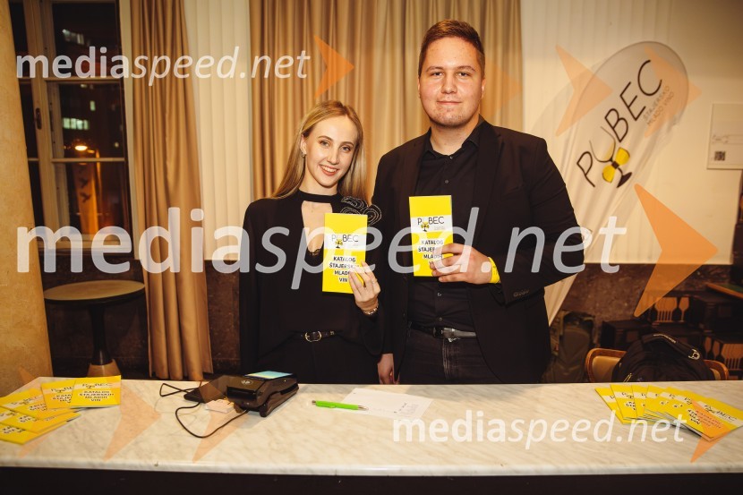  Nastja Šprah;  Tomi Plevnik, Mediaspeed d.o.o.Salon štajerskih mladih vin Pubec 2024 v Ljubljani