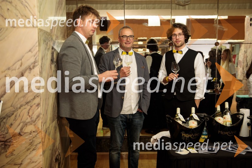  Pavle Jarc, Vino Jarc;  Gregor Mulec, Vinogradništvo Mulec;  Nik Goropevšek, Vina HorvatSalon štajerskih mladih vin Pubec 2024 v Ljubljani