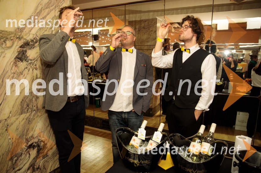  Pavle Jarc, Vino Jarc;  Gregor Mulec, Vinogradništvo Mulec;  Nik Goropevšek, Vina HorvatSalon štajerskih mladih vin Pubec 2024 v Ljubljani