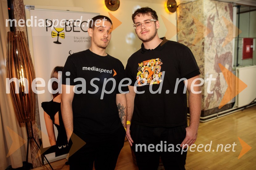  Andraž Kovačec;  Anej VirtnikSalon štajerskih mladih vin Pubec 2024 v Ljubljani