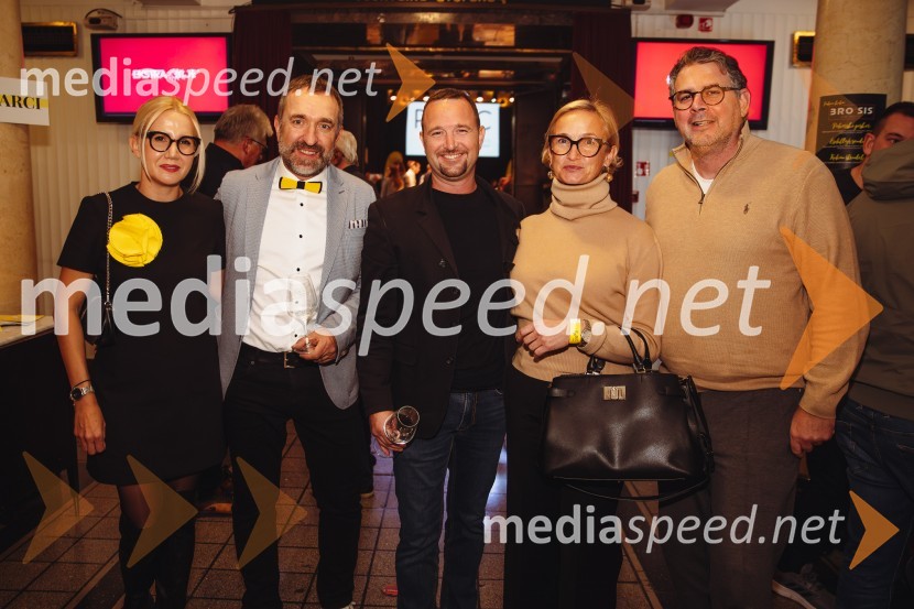  Natalija Cvetko, Mediaspeed d.o.o.;  Borut  Cvetko, kreativni direktor, Mediaspeed d.o.o.;  Niko Kušar, Telekom Slovenije;  ... ;  Gregor Gorenc, direktor, Produkt letaSalon štajerskih mladih vin Pubec 2024 v Ljubljani