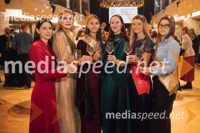  Blažka Ilovar, 25. cvičkova princesa;  Sandra Kumer, 6.vinska kraljica Jeruzalemsko ormoških goric;  Aleksandra Šoronda, kraljica metliške črnine 2024;  Ana Artnak, vinska kraljica Svete Helene;  Maruša Mukenauer, Vina Mukenauer, Mariborska vinska kraljica 2023 - 2025;  ... Salon štajerskih mladih vin Pubec 2024 v Ljubljani