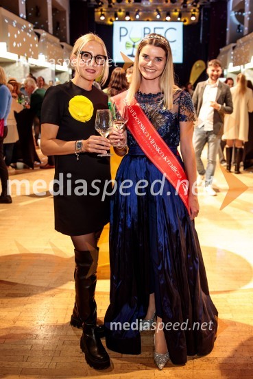 Natalija Cvetko, Mediaspeed d.o.o.;  Maruša Mukenauer, Vina Mukenauer, Mariborska vinska kraljica 2023 - 2025Salon štajerskih mladih vin Pubec 2024 v Ljubljani