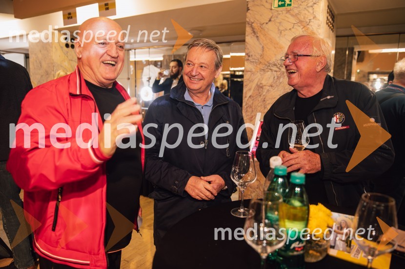  Martin Strel, ultramaratonski plavalec;  Matjaž Tomlje, poslovnež, glavni urednik revije Avto Šport;  Drago Bulc, novinarSalon štajerskih mladih vin Pubec 2024 v Ljubljani