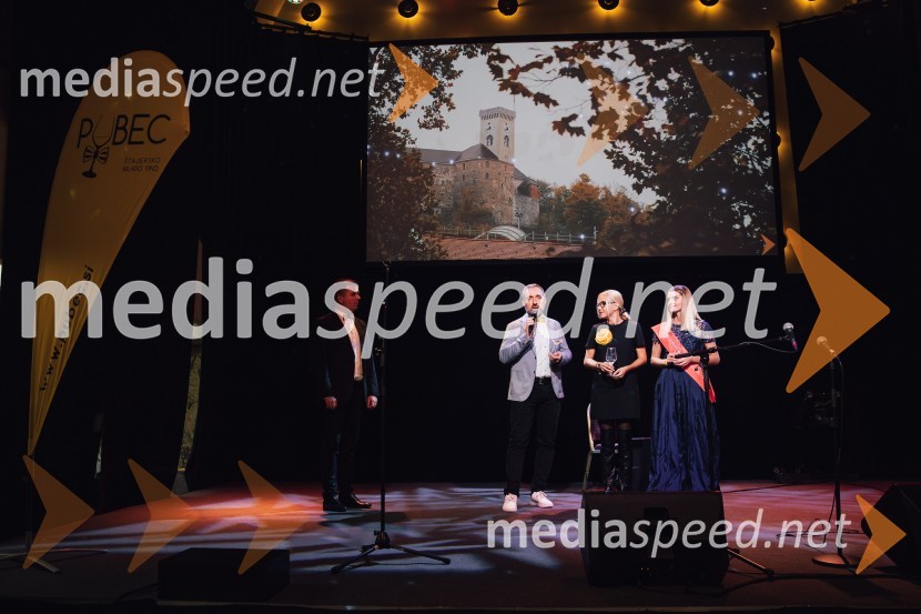  Robert Levstek, koordinator, občina Duplek;  Borut  Cvetko, kreativni direktor, Mediaspeed d.o.o.;  Natalija Cvetko, Mediaspeed d.o.o.;  Maruša Mukenauer, Vina Mukenauer, Mariborska vinska kraljica 2023 - 2025Salon štajerskih mladih vin Pubec 2024 v Ljubljani