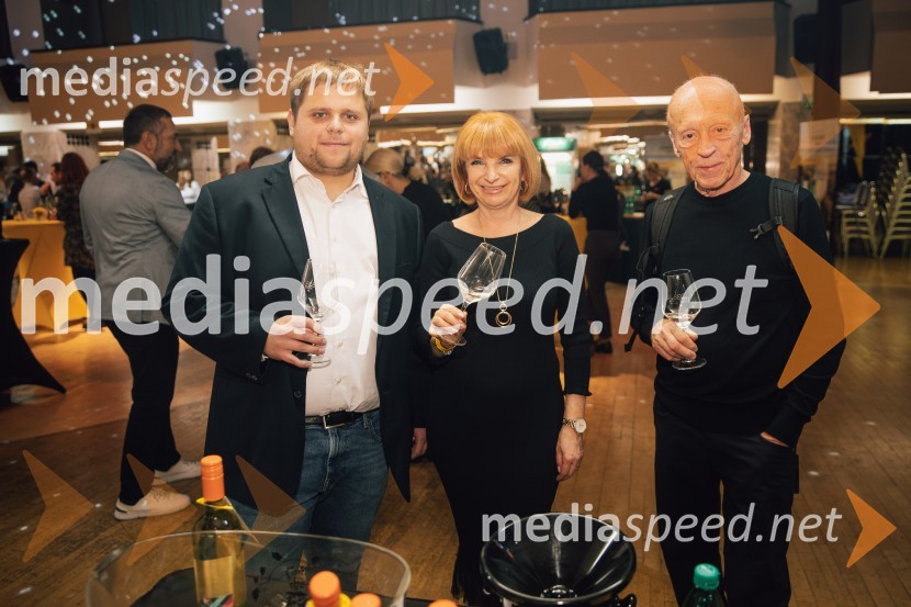  Marko Breznik, Vina Breznik;  Tadeja  Vodovnik Plevnik, Kmetijsko gozdarski zavod Maribor;  Jože Rozman, Thethirdwine.comSalon štajerskih mladih vin Pubec 2024 v Ljubljani