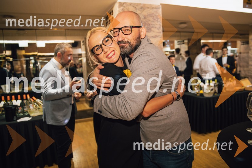  Natalija Cvetko, Mediaspeed d.o.o.;  Srečko Štagar, EventimSalon štajerskih mladih vin Pubec 2024 v Ljubljani