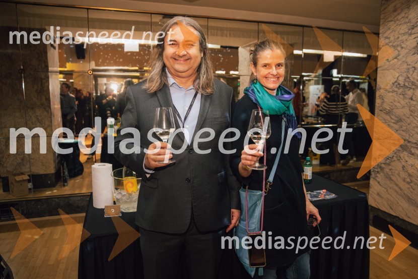  Milan Stojičević, Thethirdwine.com;  Staša Cafuta Trček, novinarka www.thethirdwine.comSalon štajerskih mladih vin Pubec 2024 v Ljubljani