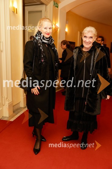  Tina Šrot, novinarka Uredništva oddaj o kulturi na TV SLO;  Marjeta Šrot, nekdanja balerinaDon Kihot, premiera baleta v SNG Opera in balet Ljubljana