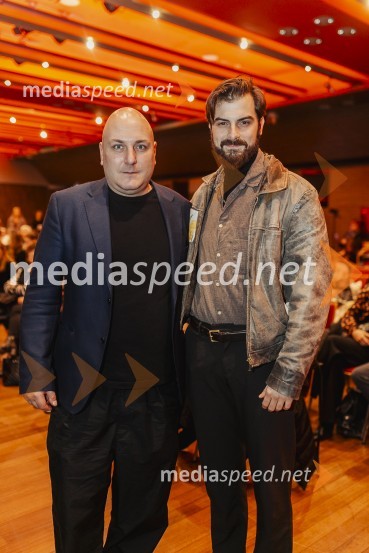  Boštjan Gombač, glasbenik;  Domen Novak, igralec Nomad, avtorski projekt Jošta Lampreta