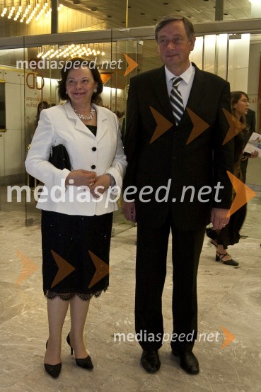 Danilo Türk, predsednik Republike Slovenije in njegova soproga Barbara Miklič TürkBalet Pink Floyd v izvedbi milanskega gledališča La Scala, sprejem po prireditvi