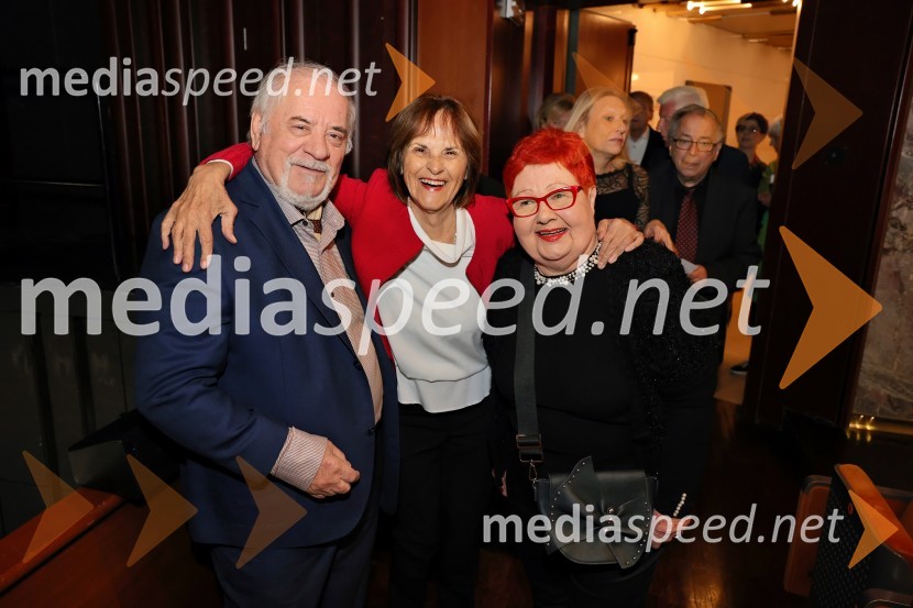  Martin Križanič;  Andreja Kračun, predsednica, Dobrodelno združenje Koraki za korakce;  Zdenka Križanič, nekdanja mestna svetnicaPlameni Pariza, premiera baleta Opere in Baleta SNG Maribor