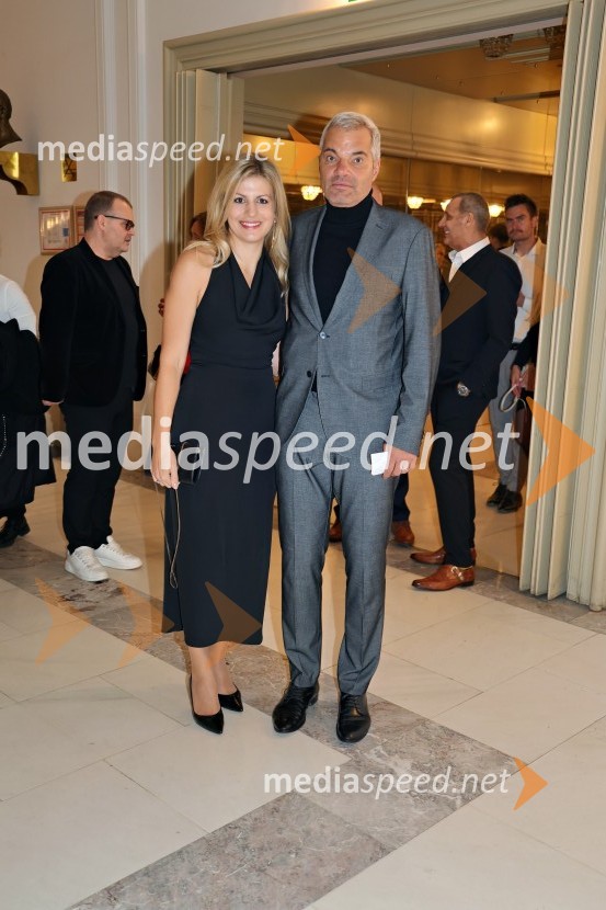  Katja Arsenovič, direktorica Rožmarin Hospitality Group;  Aleksander Saša Arsenovič, župan, Mestna občina MariborPlameni Pariza, premiera baleta Opere in Baleta SNG Maribor