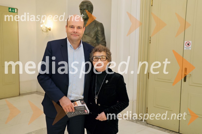  Jure Fišer, direktor Surovine;  Dragica Petrovič, režiserka in producentkaPlameni Pariza, premiera baleta Opere in Baleta SNG Maribor