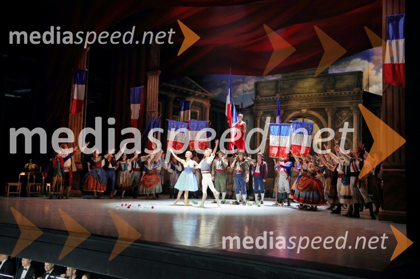 Plameni Pariza, premiera baleta Opere in Baleta SNG Maribor