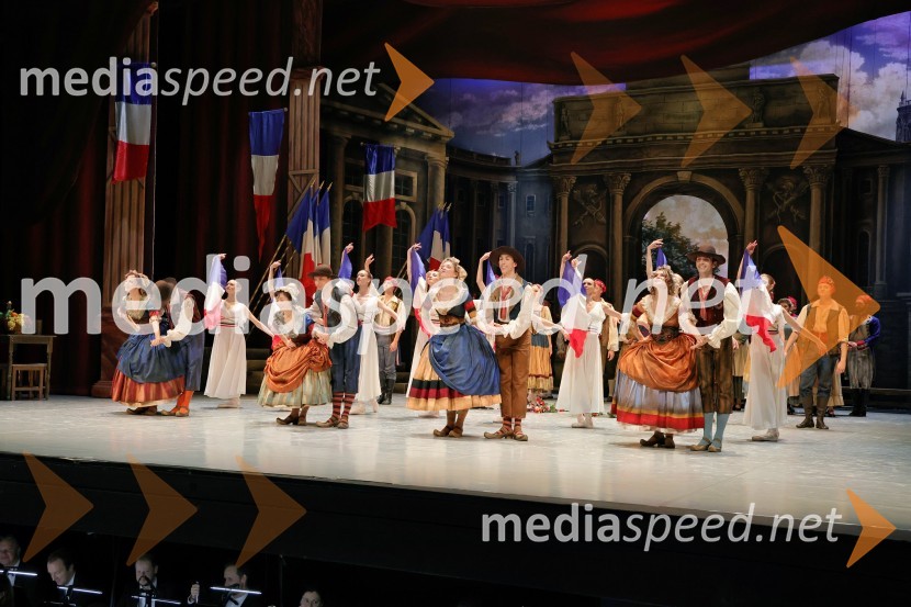 Plameni Pariza, premiera baleta Opere in Baleta SNG Maribor