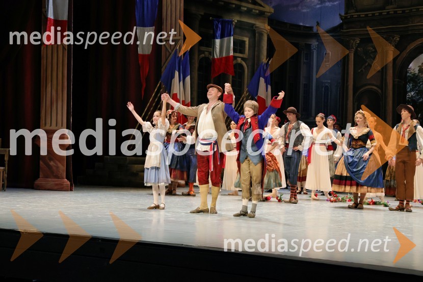 Plameni Pariza, premiera baleta Opere in Baleta SNG Maribor