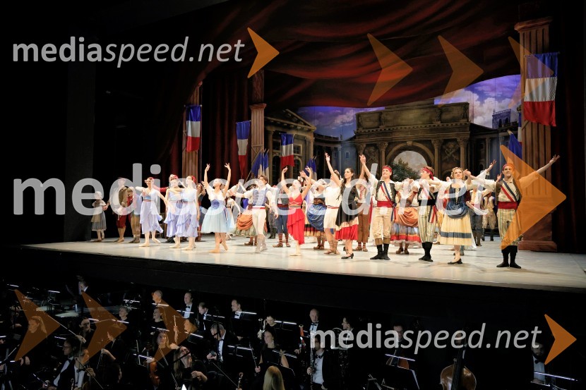 Plameni Pariza, premiera baleta Opere in Baleta SNG Maribor