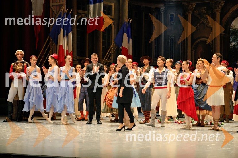  Zsuzsa Budavari Novak, zborovodkinjaPlameni Pariza, premiera baleta Opere in Baleta SNG Maribor