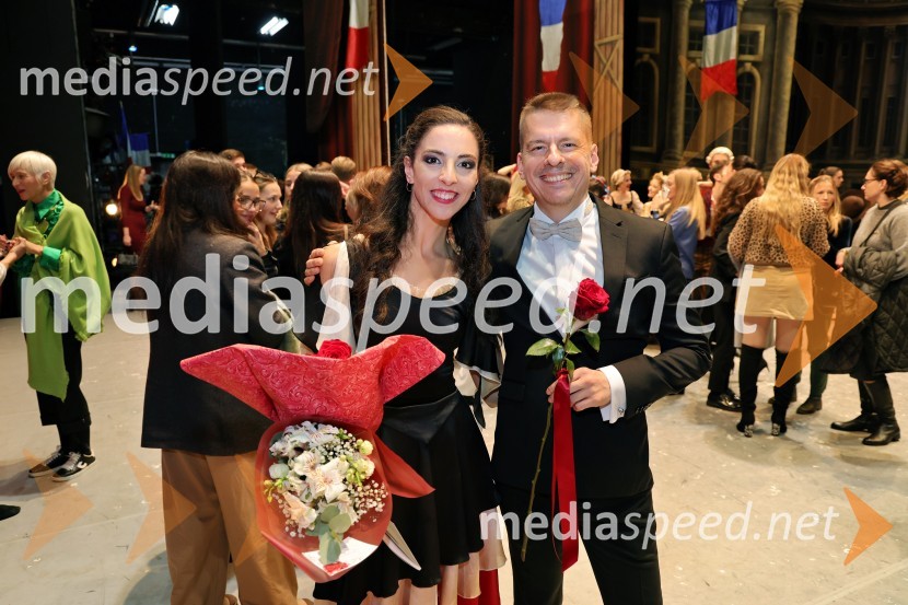  Beatrice Bartolomei, baletna plesalka;  ... Plameni Pariza, premiera baleta Opere in Baleta SNG Maribor