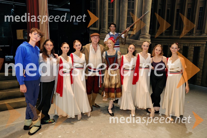 Plameni Pariza, premiera baleta Opere in Baleta SNG Maribor