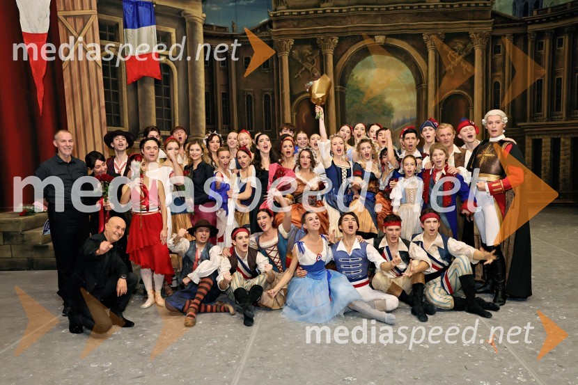 Plameni Pariza, premiera baleta Opere in Baleta SNG Maribor