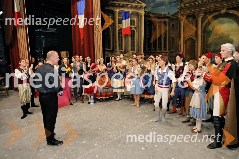 Plameni Pariza, premiera baleta Opere in Baleta SNG Maribor