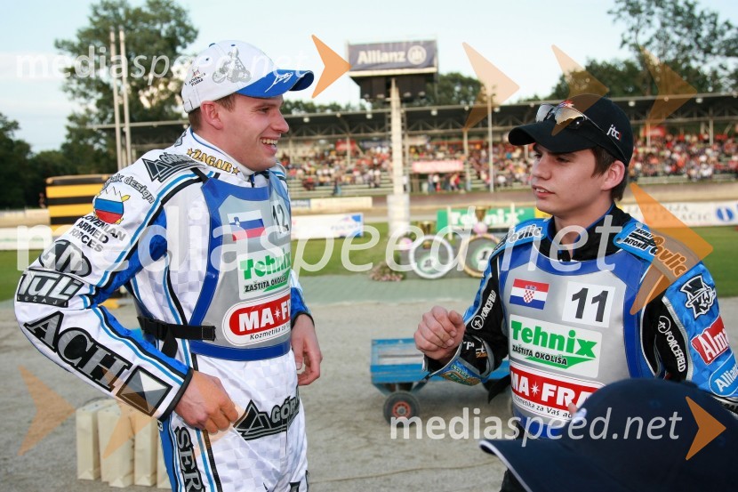 Matej Žagar, Slovenija in Jurica Pavlic, HrvaškaSPEEDWAY, kvalifikacije za SGP 2010, QR 5