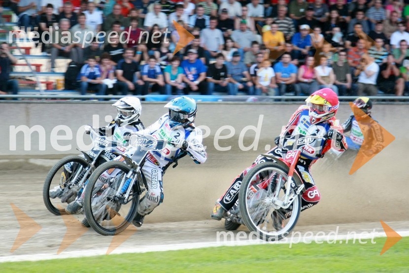Chris Holder, Avstralija, Janusz Kolodziej, Poljska, Marko Vlah, Hrvaška in David Ruud, ŠvedskaSPEEDWAY, kvalifikacije za SGP 2010, QR 5