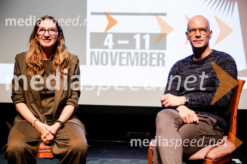  Beth Lane, igralka, producentka, pisateljica;  Branislav Cerović, producentNezlomljivi, projekcija filma v Mini teatru