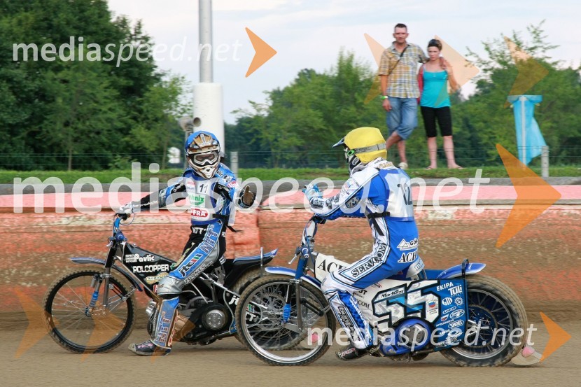 Jurica Pavlic, Hrvaška in Matej Žagar, SlovenijaSPEEDWAY, kvalifikacije za SGP 2010, QR 5