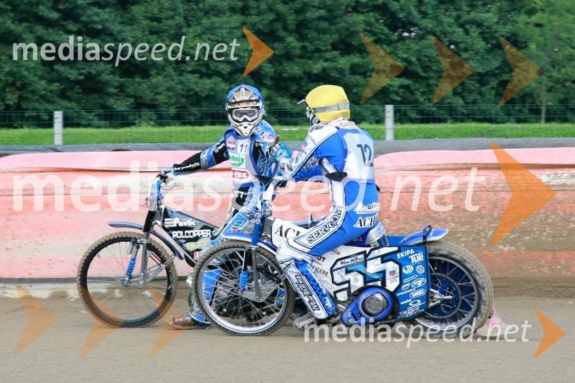 Jurica Pavlic, Hrvaška in Matej Žagar, SlovenijaSPEEDWAY, kvalifikacije za SGP 2010, QR 5