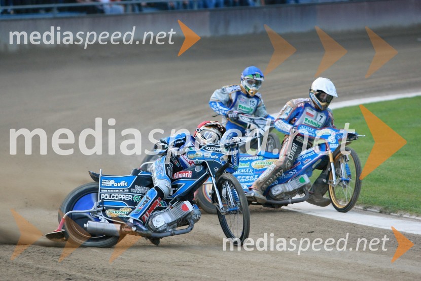 Jurica Pavlic, Hrvaška, Krzysztof Kasprzak, Poljska in Lewis Bridger, Velika BritanijaSPEEDWAY, kvalifikacije za SGP 2010, QR 5
